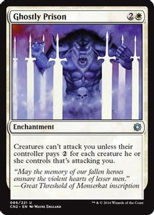Foil】《亡霊の牢獄/Ghostly Prison》[CN2] 白U | 日本最大級 MTG通販 
