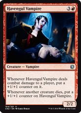 【Foil】《ヘイヴングルの吸血鬼/Havengul Vampire》[CN2] 赤U