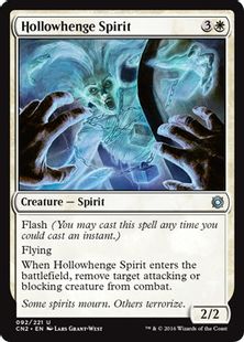 《ホロウヘンジの霊魂/Hollowhenge Spirit》[CN2] 白U