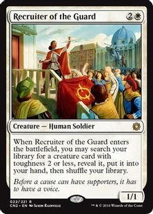 Foil】《護衛募集員/Recruiter of the Guard》[CN2] 白R | 日本最大級 