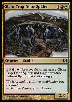 《巨大トタテグモ/Giant Trap Door Spider》[CSP構築済み-ICE] 金U