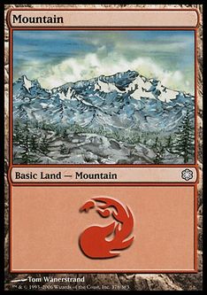 (378)《山/Mountain》[CSP構築済み-ICE] 土地