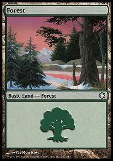 (383)《森/Forest》[CSP構築済み-ICE] 土地