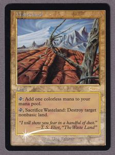 委託商品】【Foil】《不毛の大地/Wasteland》(褒賞プログラム)[DCI 