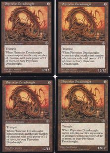 委託商品/4枚セット】【EN】《ファイレクシアン・ドレッドノート 