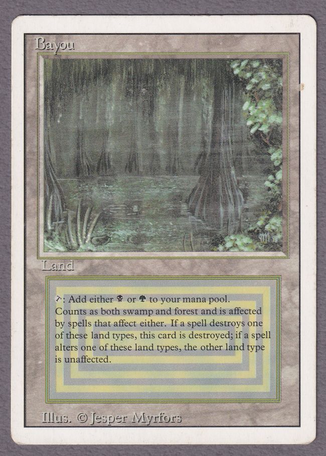 【委託商品/4枚セット】【EN】《Bayou》[3ED] 4枚セット HPx4
