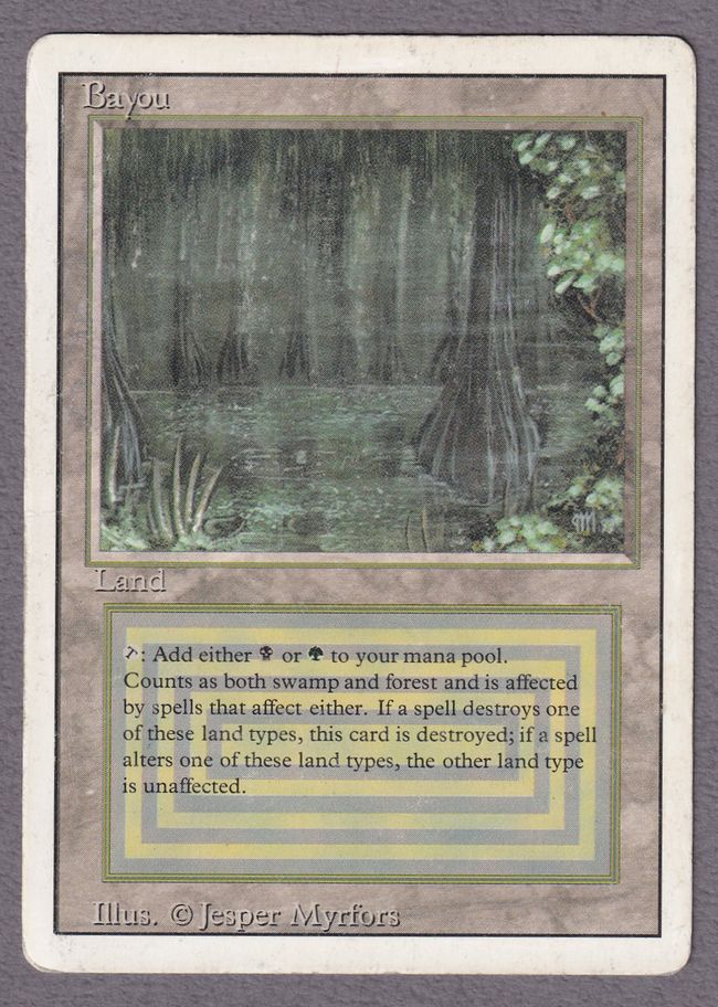 【委託商品/4枚セット】【EN】《Bayou》[3ED] 4枚セット HPx4