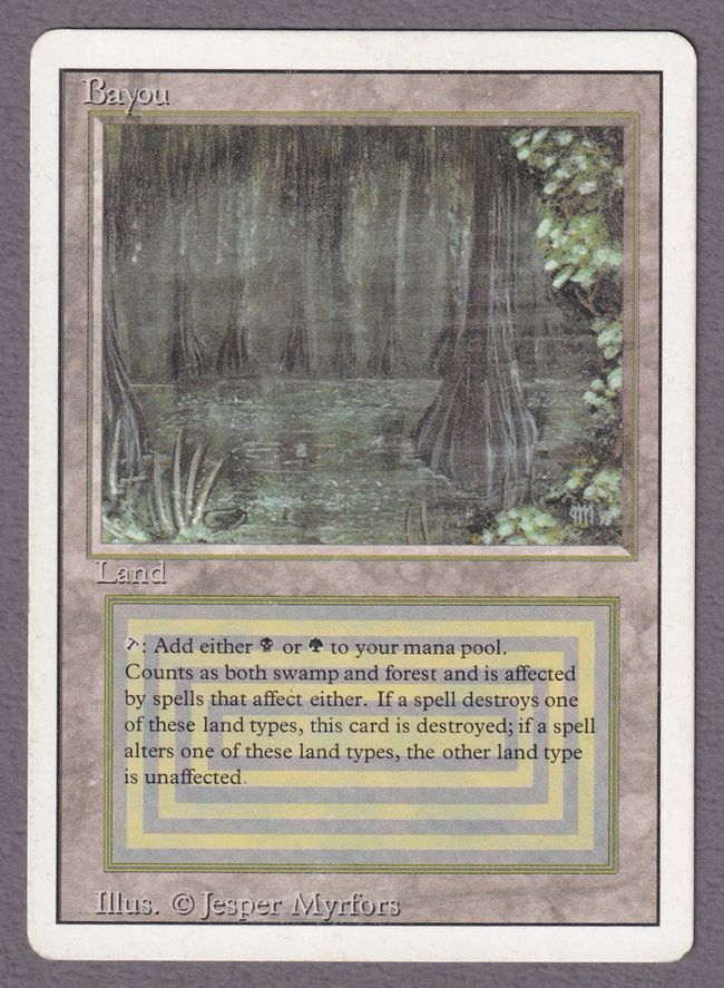 【委託商品/4枚セット】【EN】《Bayou》[3ED] 4枚セット HPx4