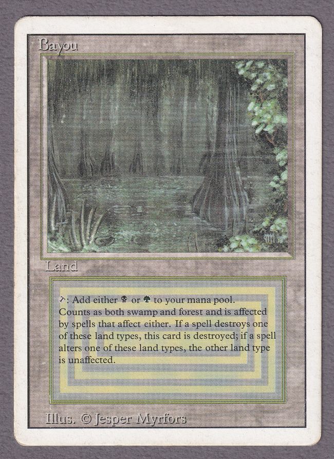 【委託商品/4枚セット】【EN】《Bayou》[3ED] 4枚セット HPx4
