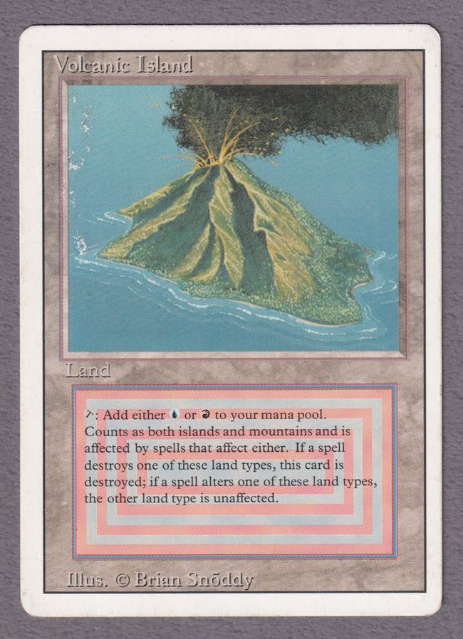 【委託商品/3枚セット】【EN】《Volcanic Island》[3ED] 3枚セット HPx3
