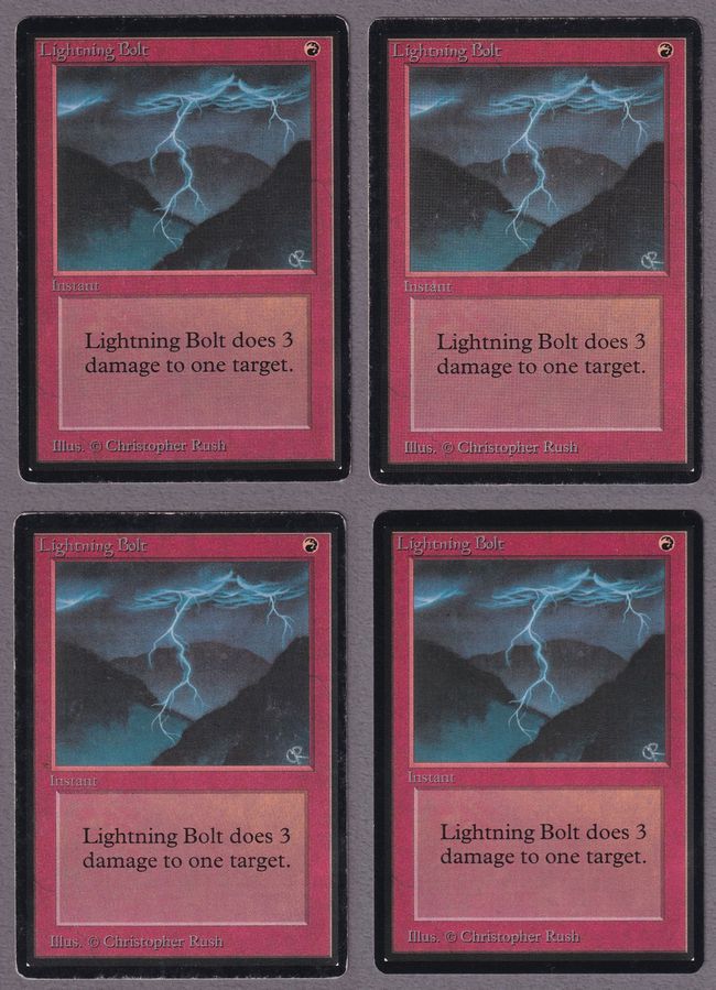 委託商品/4枚セット】《稲妻/Lightning Bolt》[LEB] MP x 4 | 日本最大