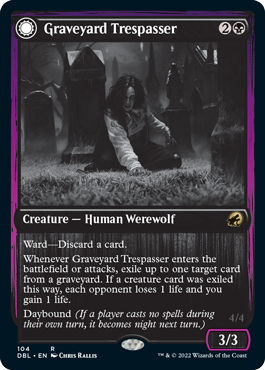 買取：【銀幕・Foil】(104)《墓地の侵入者/Graveyard Trespasser