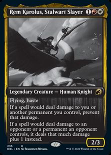 Silver screen Foil】《Rem Karolus, Stalwart Slayer》[DBL] | hareruya