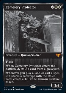 (273)《墓所の守護者/Cemetery Protector》[DBL-VOW] 白R