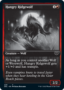 (428)《飢えた峰狼/Hungry Ridgewolf》[DBL-VOW] 赤C