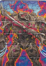 (054)【アート・カード】焚炭の機械巨人[DFT]