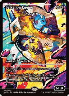 【Foil】(397)■ショーケース■《救出エンジン/Salvation Engine》[DFT-BF] 白R