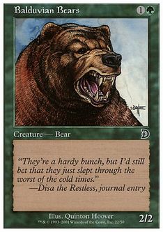 《Balduvian Bears》[DKM] 緑C