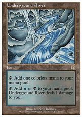 《地底の大河/Underground River》[DKM] 土地R