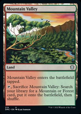 (219)《山峡/Mountain Valley》[DMC] 土地U
