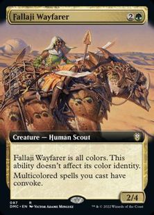 (087)■拡張アート■《ファラジの旅人/Fallaji Wayfarer》[DMC-BF] 金R