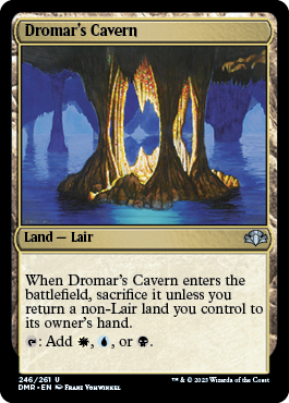 (246)《ドロマーの洞窟/Dromar's Cavern》[DMR] 土地U
