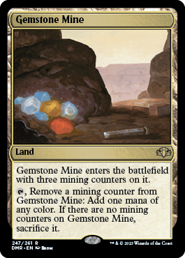 Foil】(395)□旧枠□《宝石鉱山/Gemstone Mine》[DMR-BF] 土地R | 日本
