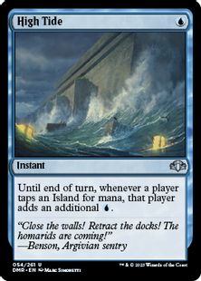 【Foil】(054)《満潮/High Tide》[DMR] 青U
