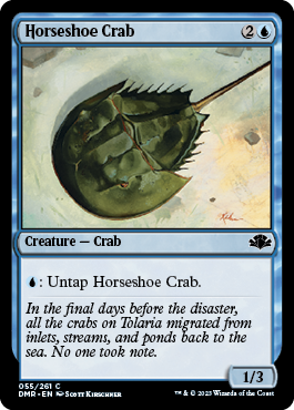 (055)《カブトガニ/Horseshoe Crab》[DMR] 青C