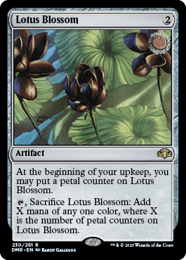 (230)《水蓮の花/Lotus Blossom》[DMR] 茶R