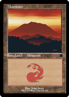 (409)■旧枠■《山/Mountain》[DMR] 土地