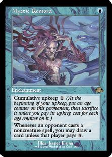 【Foil】(288)■旧枠■《神秘的負荷/Mystic Remora》[DMR-BF] 青R
