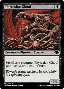 (098)《ファイレクシアの食屍鬼/Phyrexian Ghoul》[DMR] 黒C