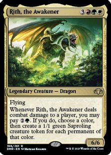(198)《煽動するものリース/Rith, the Awakener》[DMR] 金R