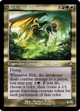 【Foil】(366)■旧枠■《煽動するものリース/Rith, the Awakener》[DMR-BF] 金R