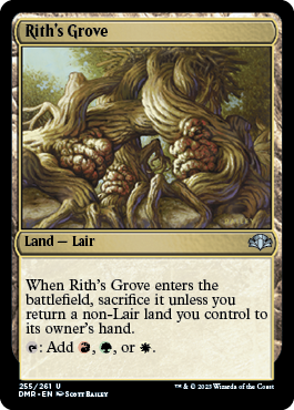 (255)《リースの木立ち/Rith's Grove》[DMR] 土地U