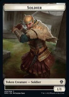 (004)《兵士トークン/Soldier Token》[DMU] 白