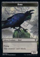 【Foil】(006)《鳥トークン/Bird token》[DMU] 黒
