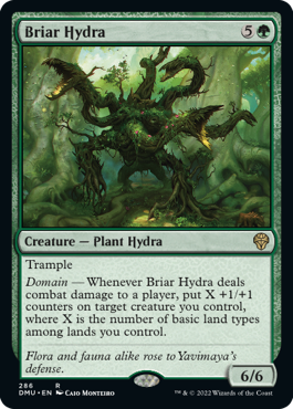 《茨のハイドラ/Briar Hydra》[DMU] 緑R