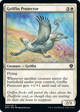 (018)《庇護のグリフィン/Griffin Protector》[DMU] 白C