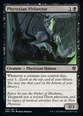 【Foil】(100)《ファイレクシアの生体解剖者/Phyrexian Vivisector》[DMU] 黒C