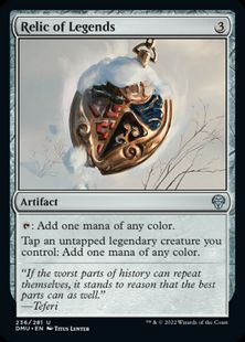 【Foil】(236)《伝説の秘宝/Relic of Legends》[DMU] 茶U