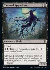 【Foil】(111)《ぼろぼろの亡霊/Tattered Apparition》[DMU] 黒C