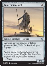 《テフェリーの歩哨/Teferi's Sentinel》[DOM] 茶U