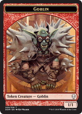 (009)《ゴブリントークン/Goblin Token》[DOM] 赤