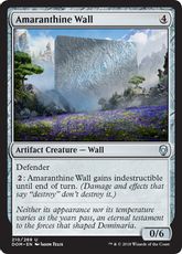 【Foil】《悠久の壁/Amaranthine Wall》[DOM] 茶U