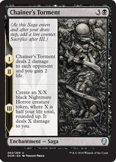 【Foil】《チェイナーの苦悩/Chainer's Torment》[DOM] 黒U