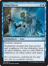 【Foil】《氷結/Deep Freeze》[DOM] 青C