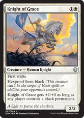 【Foil】《善意の騎士/Knight of Grace》[DOM] 白U