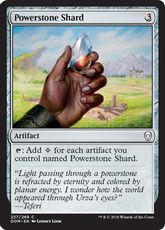 【Foil】《パワーストーンの破片/Powerstone Shard》[DOM] 茶C